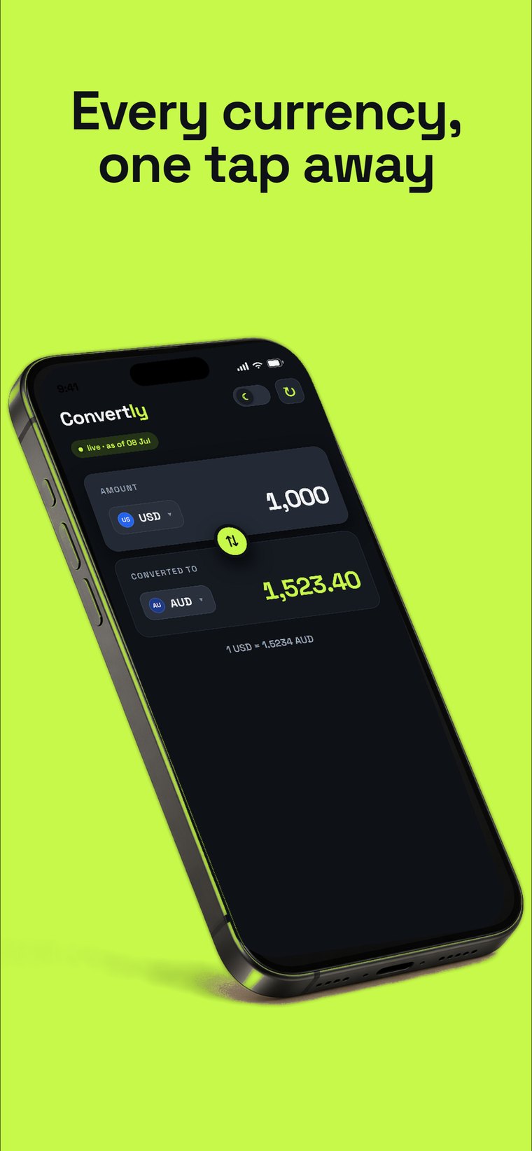 Convertly FX real app screenshot 1