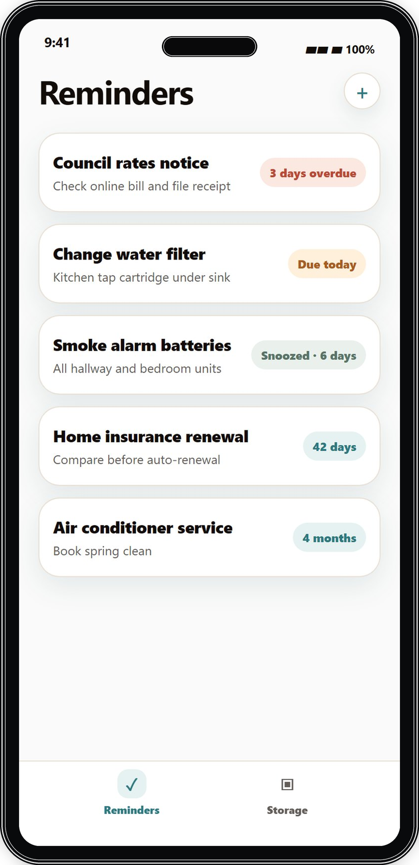 Nestkeep real app screenshot 1 in an iPhone frame